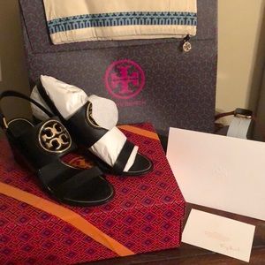 Tory Burch Metal Miller 65mm wedge